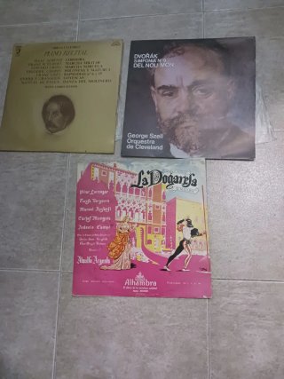 Lote 3 LPs Clásica y Zarzuela