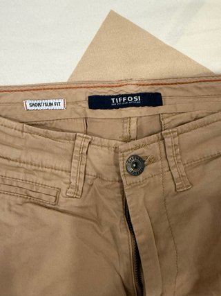 TIFFOSI Pantalones Cortos Beige