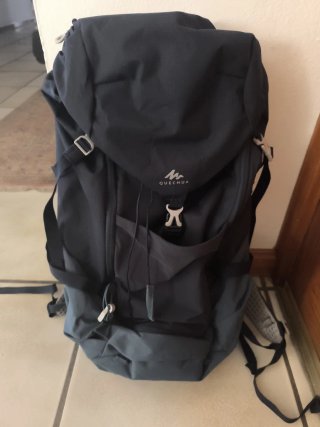 Mochila Quechua 30L Azul/Gris