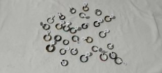 Lote 27 Anillos Acero Inoxidable
