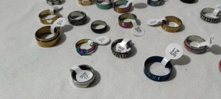 Lote 27 Anillos Acero Inoxidable