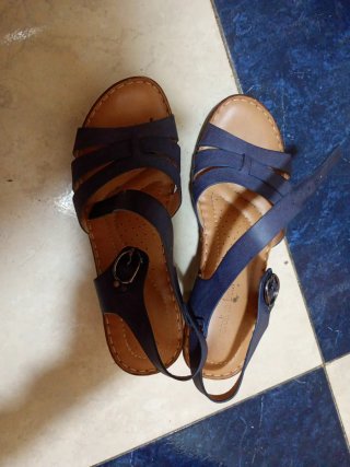 Sandalias azules