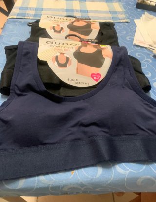 2 Sujetadores Ouno Comfort Basic Talla S