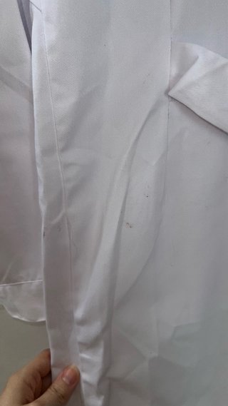 Bata blanca de laboratorio