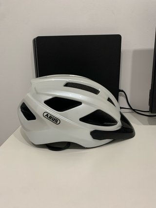 Casco de bicicleta ABUS blanco