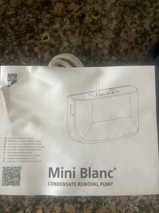 Bomba Mini Blanc para Condensados