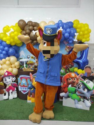 Disfraz Cabezón Policía Patrulla Canina