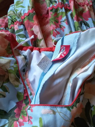 Vestido Flamenca Estampado Floral