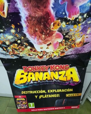 Tótem promocional Donkey Kong Bananza