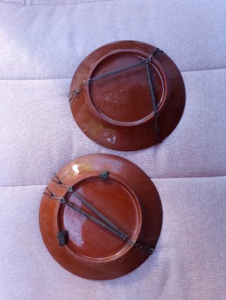 Platos Cerámica Búlgara Pintados a Mano