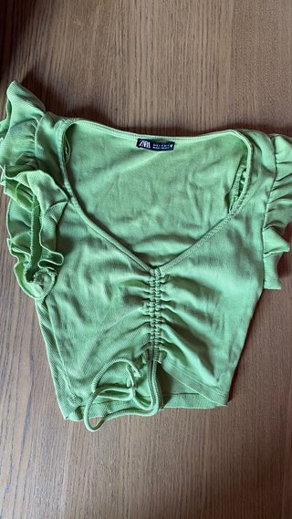 TOP VERDE ZARA