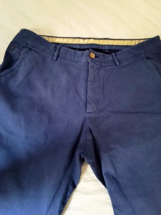 Pantalones Massimo Dutti Azul