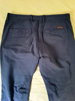 Pantalones Massimo Dutti Azul