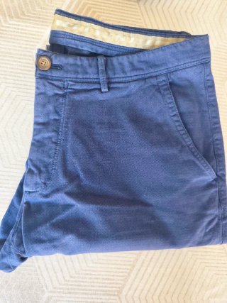 Pantalones Massimo Dutti Azul