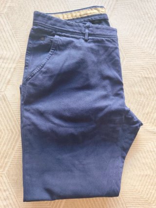 Pantalones Massimo Dutti Azul