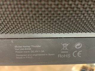 Altavoz Vieta Thunder Pro Negro