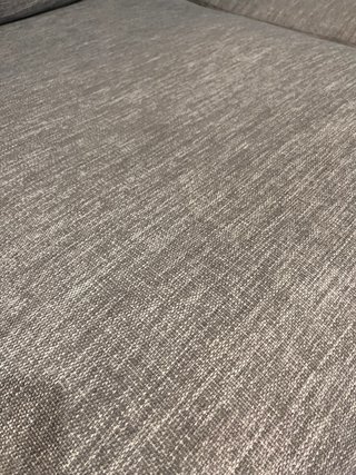 Sofá 3 plazas XXL de tela gris