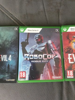 Pack 3 Juegos Xbox: RE4, RoboCop, Evil West