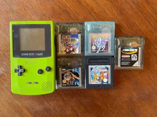 Game Boy Color Verde + 5 Giochi