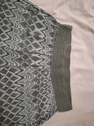 Falda pantalón con estampado geométrico