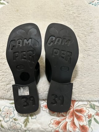 Sandalias Camper Twins Negras Talla 38
