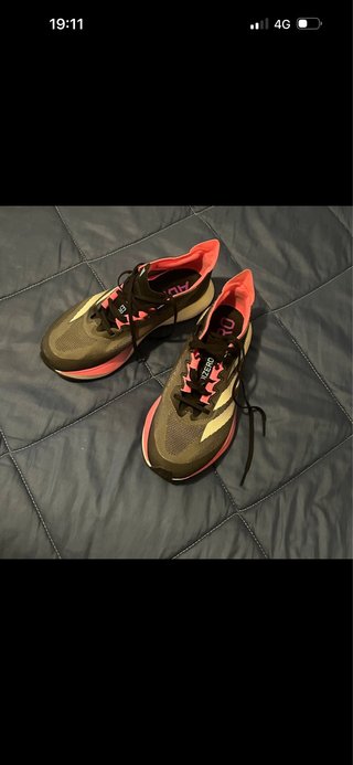 Zapatillas Adidas Adizero Boston Negras/Rosa