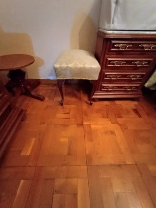 Dormitorio completo madera oscura