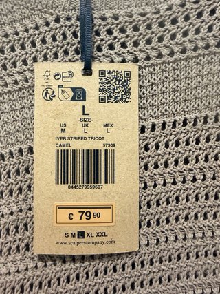 Jersey Scalpers marrón tejido calado!Bajada precio