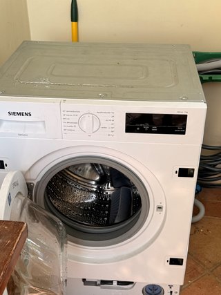 Lavadora Siemens 7 kg iSensoric integrable