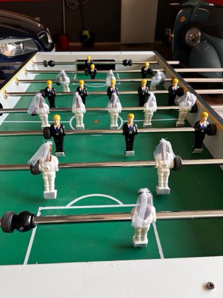 Futbolín LED Bodas Casero