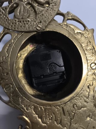 Reloj de mesa con jinete