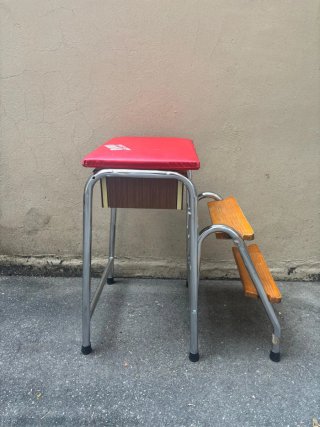 Sgabello Scaletta Rosso