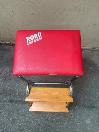 Sgabello Scaletta Rosso