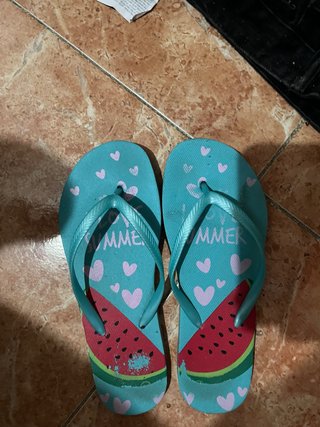 Chanclas de sandía