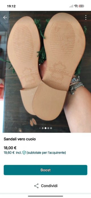 Sandali cuoio
