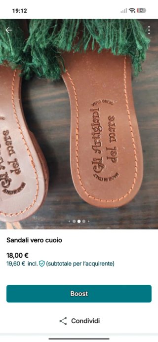 Sandali cuoio