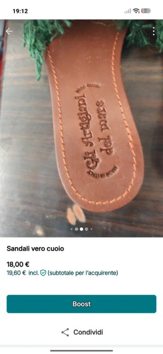 Sandali cuoio