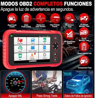 Diagnosis Coche LAUNCH CRP129E PLUS OBD2 ¡NUEVA!