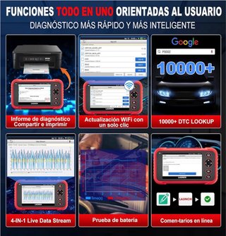 Diagnosis Coche LAUNCH CRP129E PLUS OBD2 ¡NUEVA!