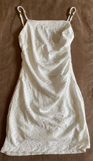 Vestido blanco Pull&Bear talla S