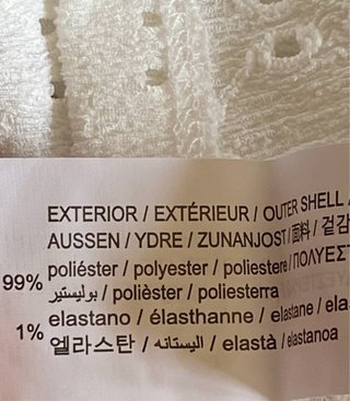 Vestido blanco Pull&Bear talla S