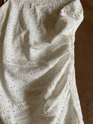 Vestido blanco Pull&Bear talla S