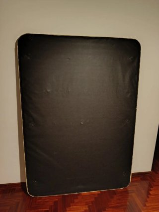 Somier Base Tapizada 135x190cm Patas Desmontables