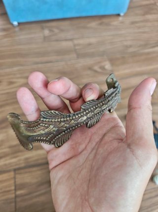 Sujetacortinas lazo metal dorado