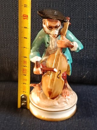 Figura Salvador Mallol Mono Violonchelista