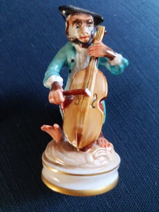 Figura Salvador Mallol Mono Violonchelista