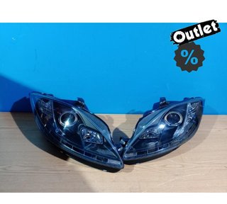 GF FAROS PARA SEAT LEON ALTEA TOLEDO 04-09 LUZ DIURNA LED FO