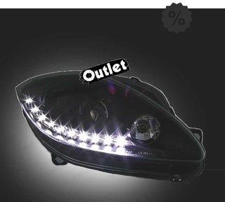 GF FAROS PARA SEAT LEON ALTEA TOLEDO 04-09 LUZ DIURNA LED FO