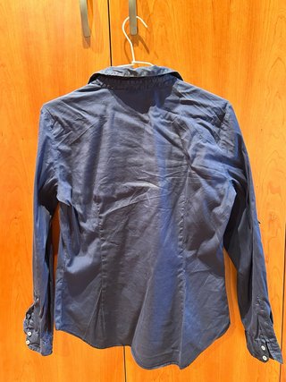 Camisa azul marino manga 3/4 Talla M