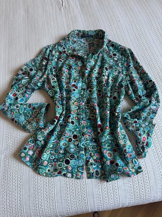 Camisa estampada multicolor
